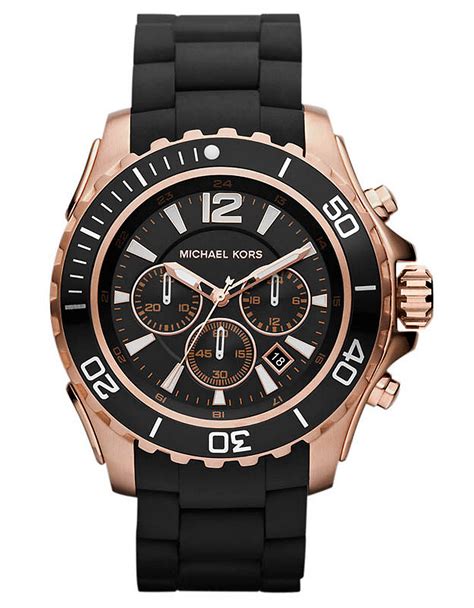 michael kors men's crystal watch|michael kors watches black.